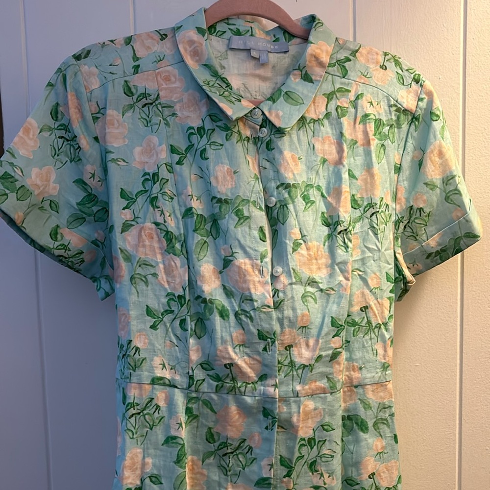 Hill House Laura Dress in Blue Roses